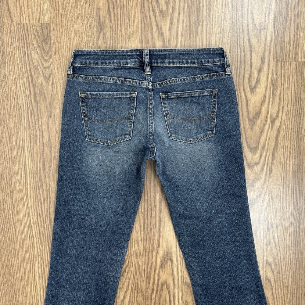 Bullhead Jeans Womens 3 Blue Low Rise Bootcut Y2K Western Boho Dark Wash Denim - Picture 6 of 13